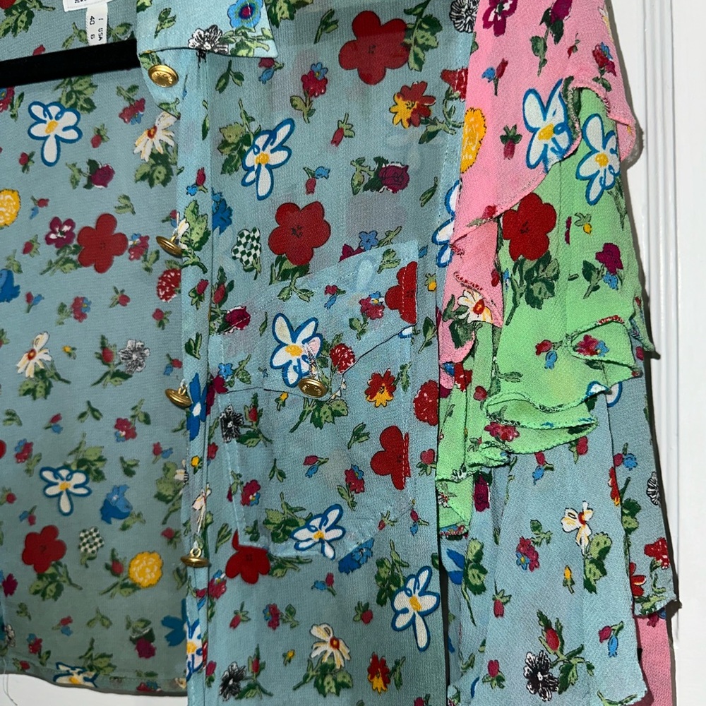 Moschino Floral Ruffle Top - Multicolor - Picture 14 of 15